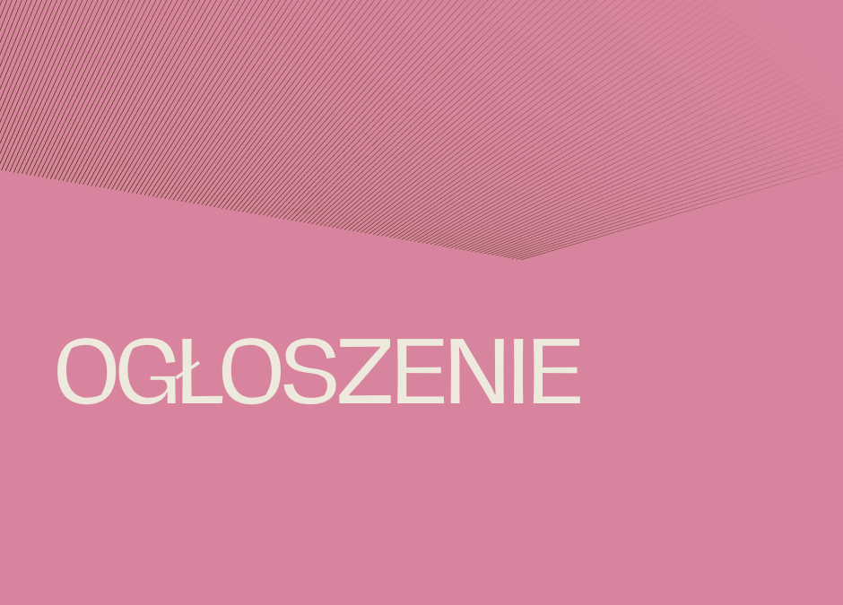 OGŁOSZENIE