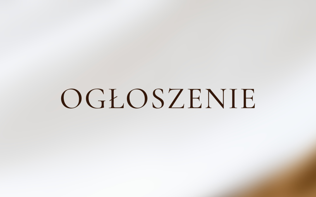 Ogłoszenie nagłówek